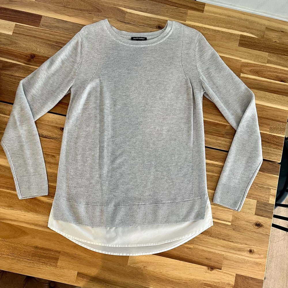 Knit gray tunic
